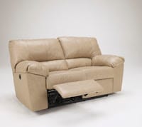 DuraBlend Natural Reclining Loveseat Signature Design by Ashley Furniture