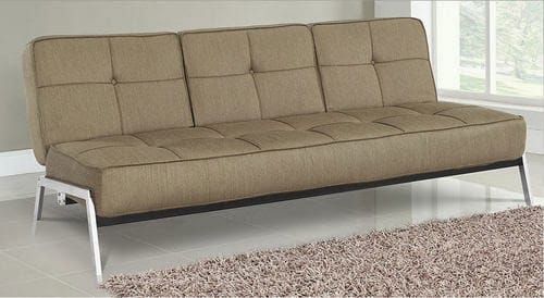 Logan Convertible Sofa Bed Light Brown by Lifestyle